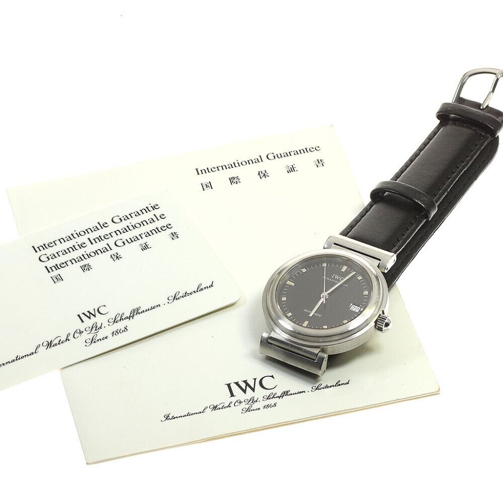 IWC SCHAFFHAUSEN Da Vinci SL IW352806 Date black Dial AT Men's Watch_807416